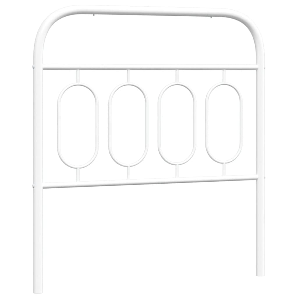 Vervangend hoofdbord 90 cm metaal wit is nu te koop bij PeponiXL, paradijselijk wonen!
