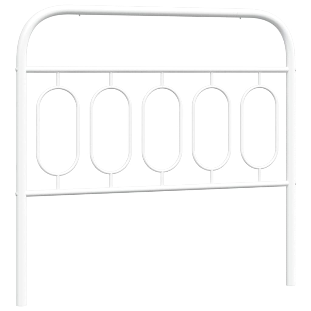 Vervangend hoofdbord 100 cm metaal wit is nu te koop bij PeponiXL, paradijselijk wonen!