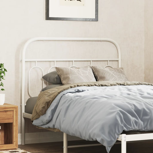 Vervangend hoofdbord 107 cm metaal wit is nu te koop bij PeponiXL, paradijselijk wonen!