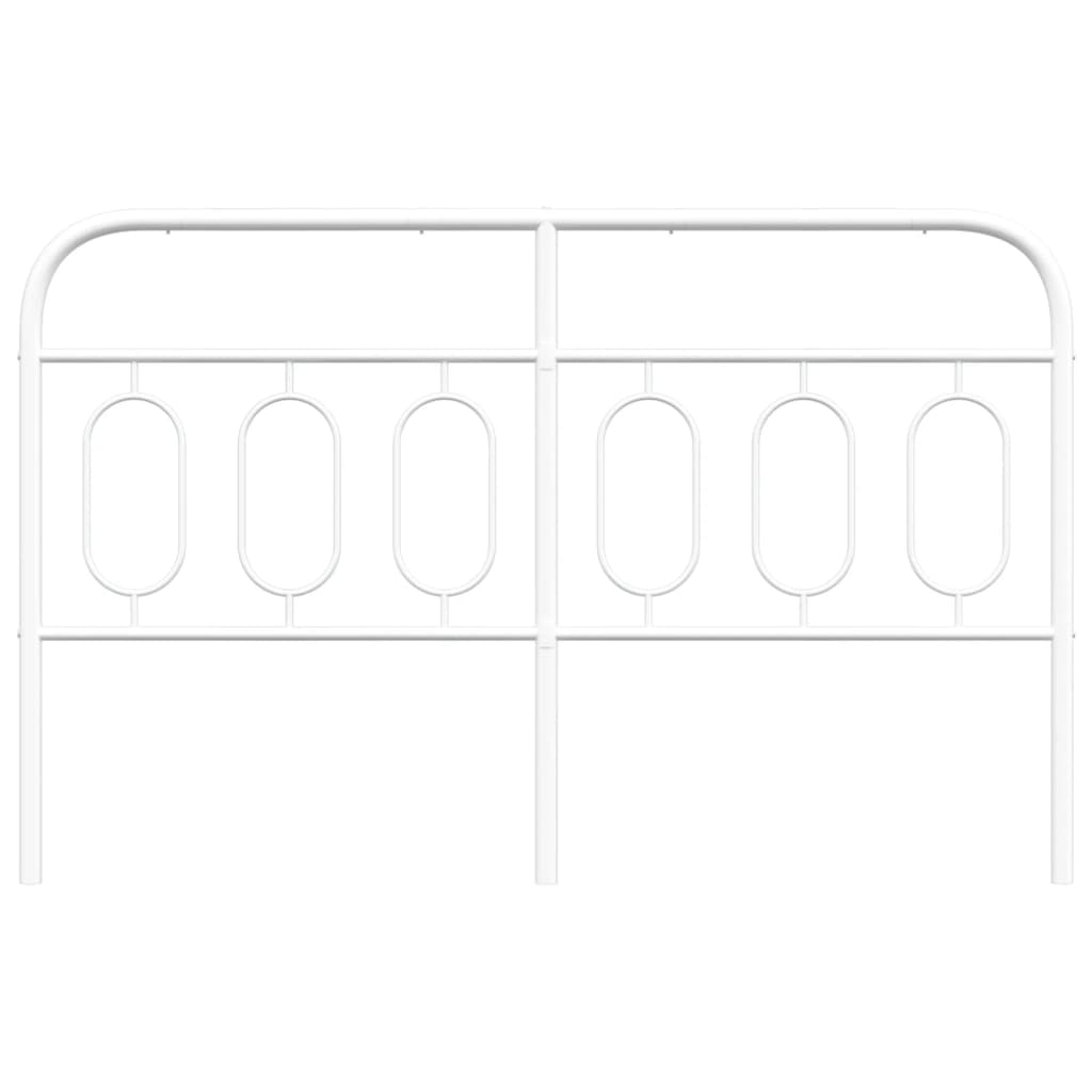Vervangend hoofdbord 140 cm metaal wit is nu te koop bij PeponiXL, paradijselijk wonen!