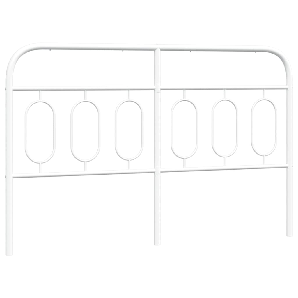 Vervangend hoofdbord 150 cm metaal wit is nu te koop bij PeponiXL, paradijselijk wonen!