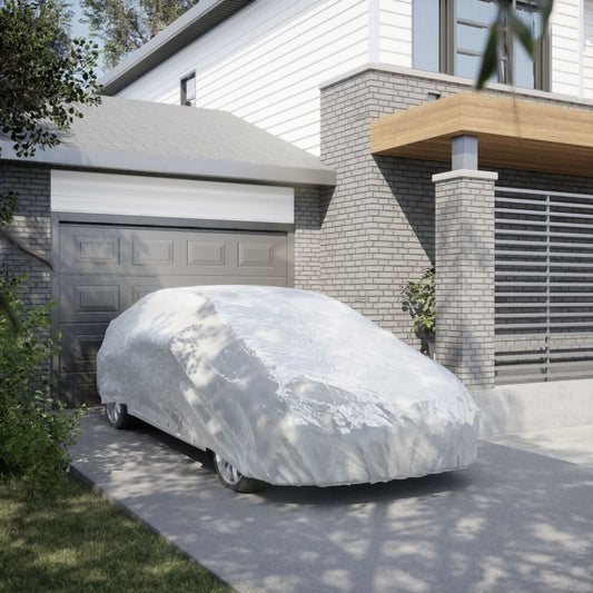 Autohoes voor sedan met gespriemen M volledig zilverkleurig is nu te koop bij PeponiXL, paradijselijk wonen!