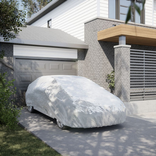 Autohoes voor sedan met gespriemen XL volledig zilverkleurig is nu te koop bij PeponiXL, paradijselijk wonen!