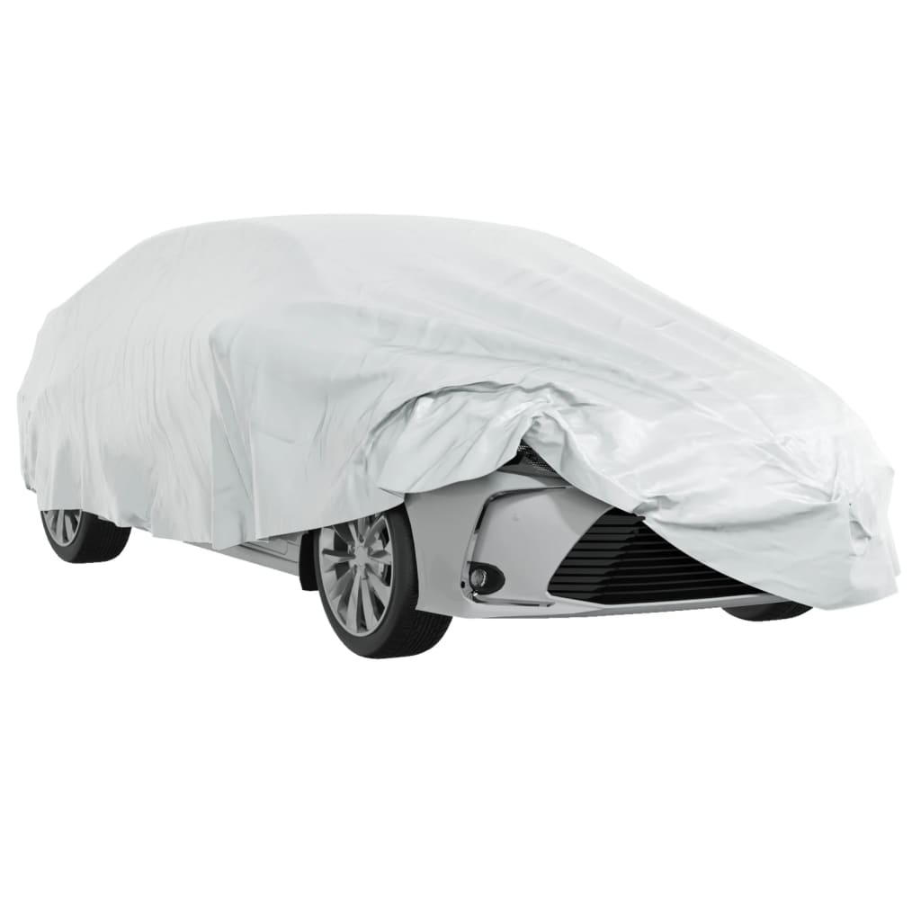 Autohoes voor sedan met gespriemen XXL volledig zilverkleurig is nu te koop bij PeponiXL, paradijselijk wonen!