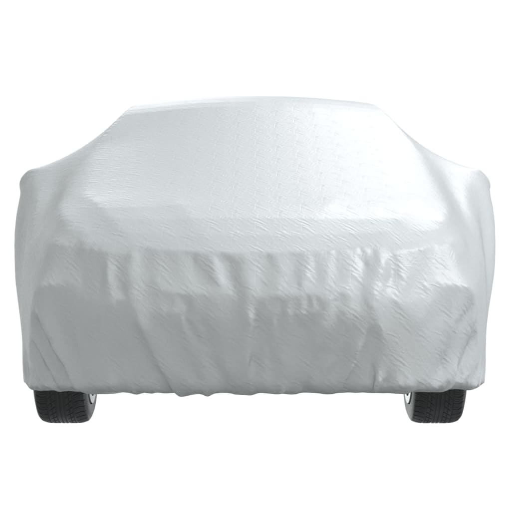 Autohoes voor sedan met gespriemen XXL volledig zilverkleurig is nu te koop bij PeponiXL, paradijselijk wonen!