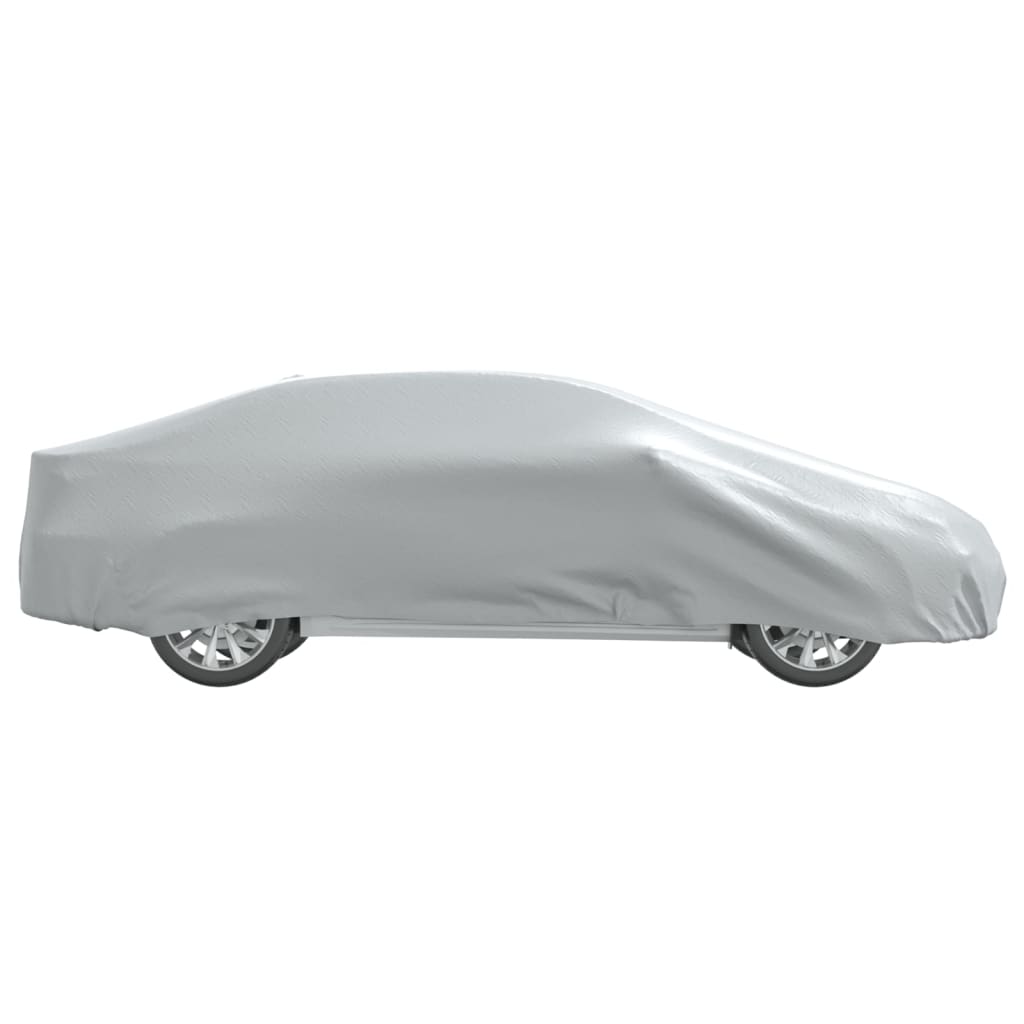 Autohoes voor sedan met gespriemen XXL volledig zilverkleurig is nu te koop bij PeponiXL, paradijselijk wonen!