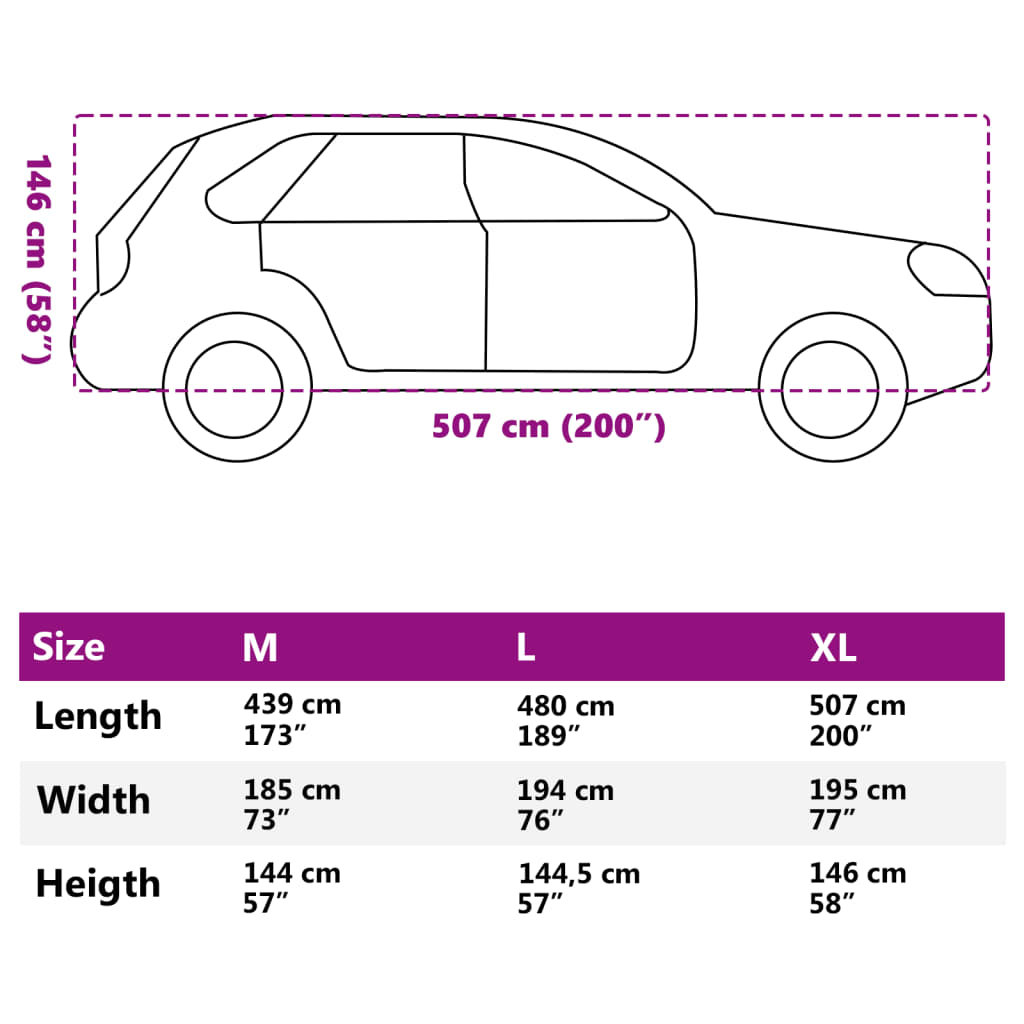 Autohoes voor SUV met gespriemen XL volledig zilverkleurig is nu te koop bij PeponiXL, paradijselijk wonen!