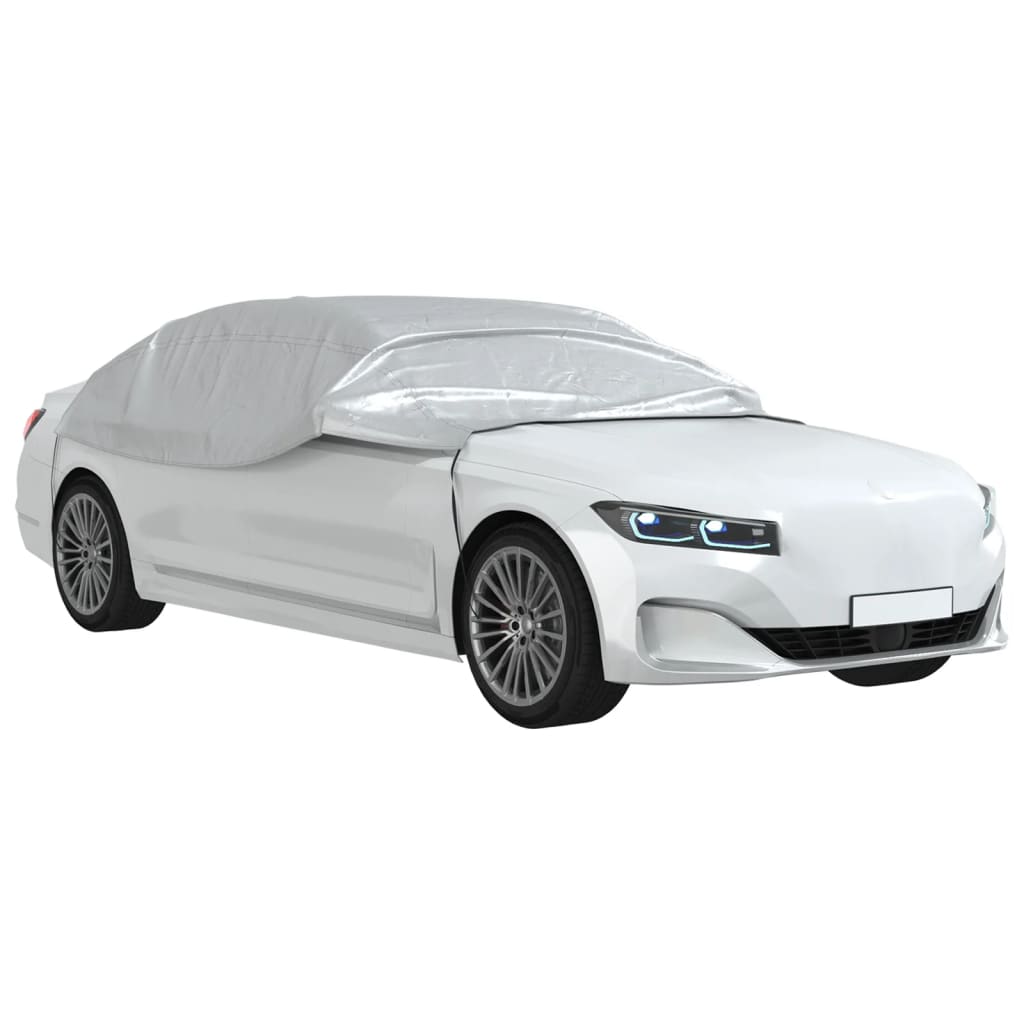 Autohoes half met haken L zilverkleurig is nu te koop bij PeponiXL, paradijselijk wonen!