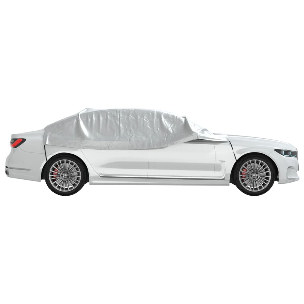 Autohoes half met haken L zilverkleurig is nu te koop bij PeponiXL, paradijselijk wonen!
