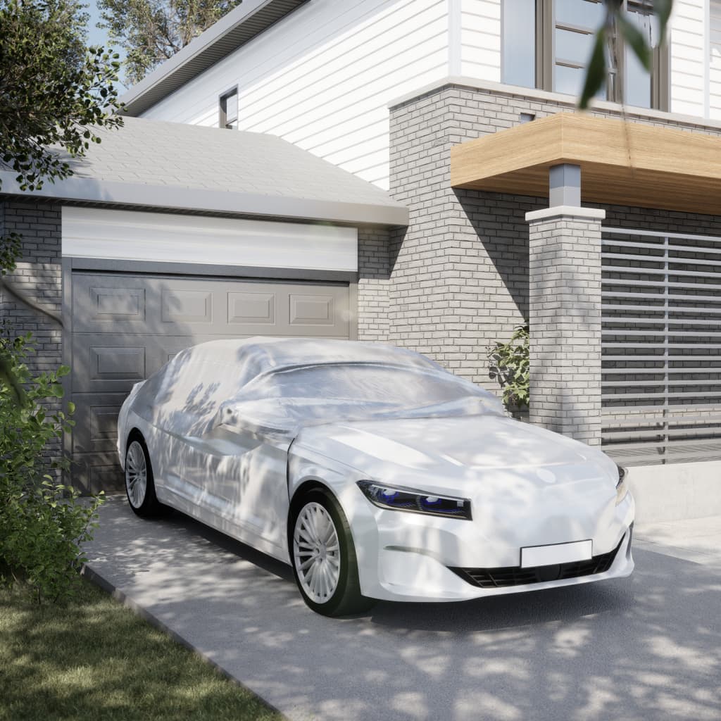 Autohoes half met haken L zilverkleurig is nu te koop bij PeponiXL, paradijselijk wonen!