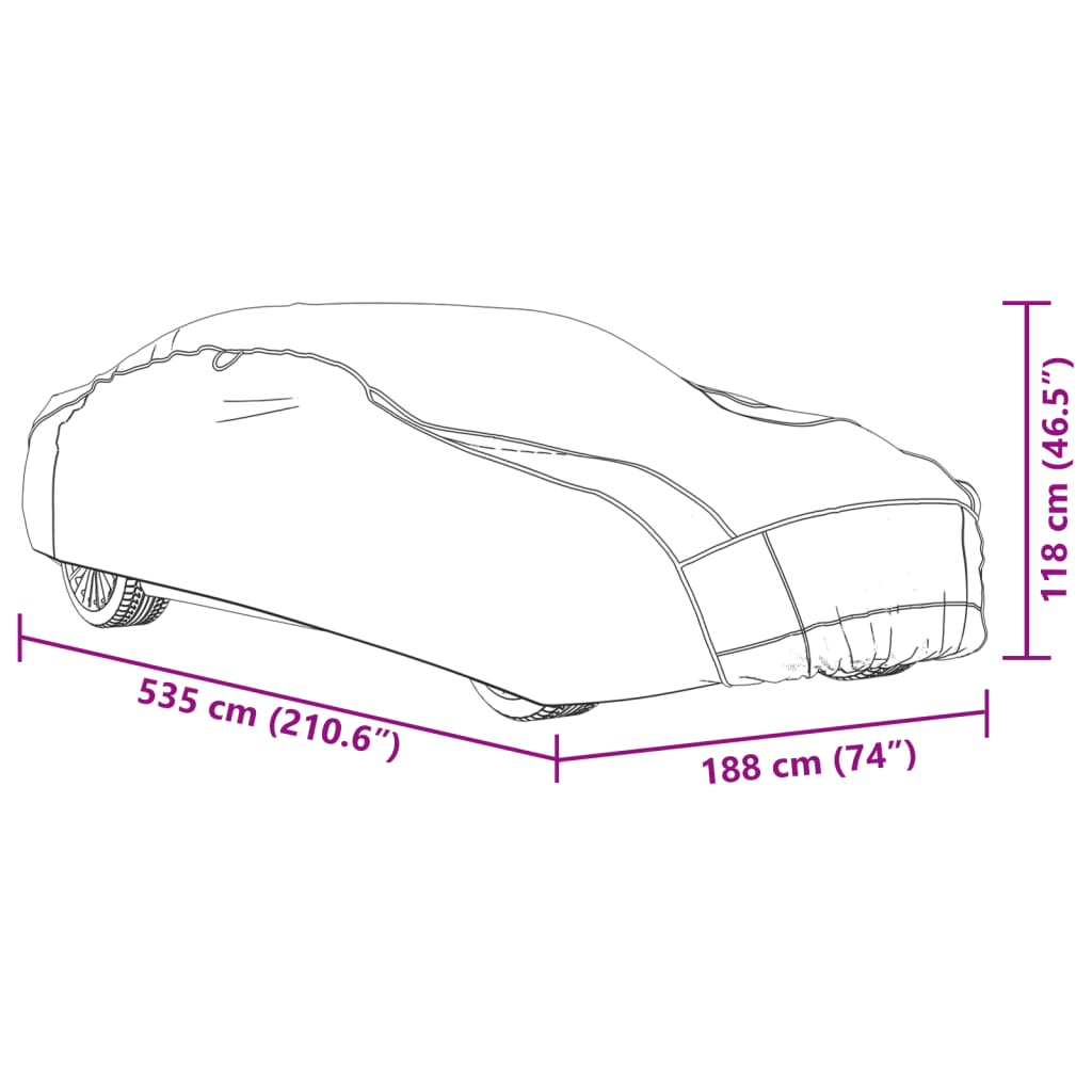 Autohoes voor sedan hagelbescherming XL zilverkleurig en grijs is nu te koop bij PeponiXL, paradijselijk wonen!