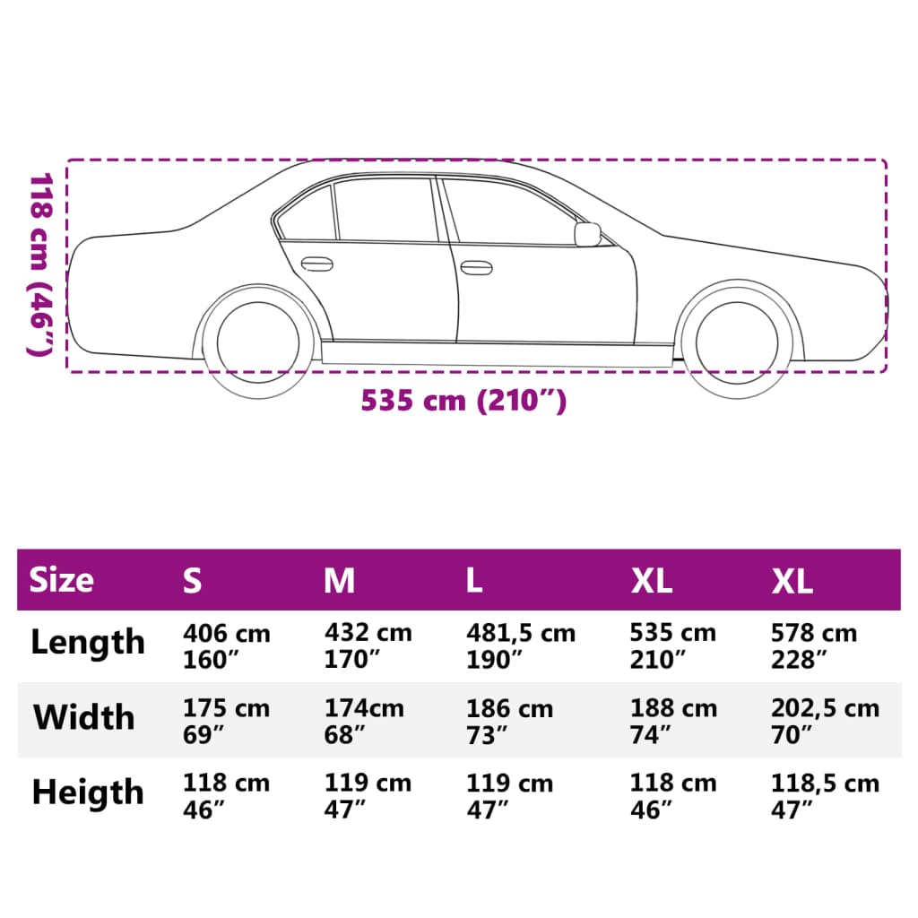 Autohoes voor sedan hagelbescherming XL zilverkleurig en grijs is nu te koop bij PeponiXL, paradijselijk wonen!