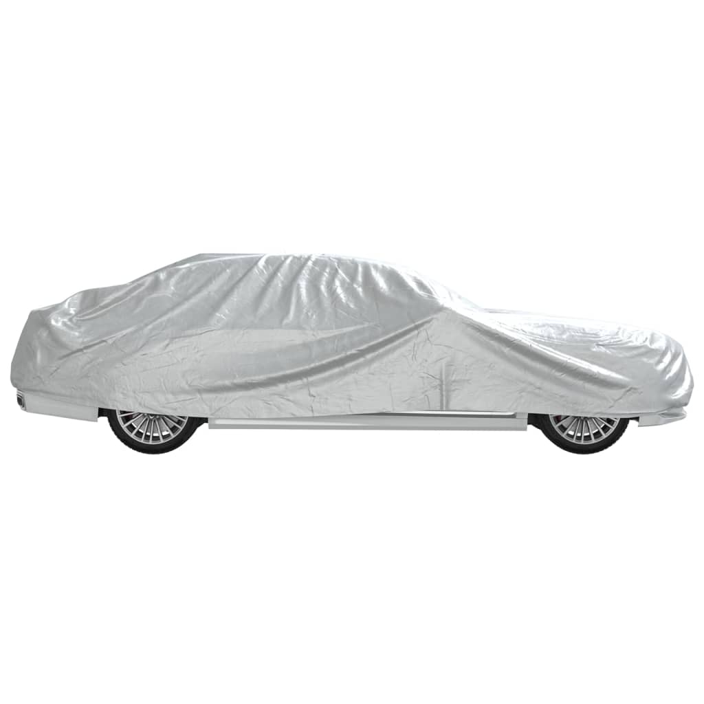 Autohoes voor sedan met gespriemen M PEVA zilverkleurig is nu te koop bij PeponiXL, paradijselijk wonen!