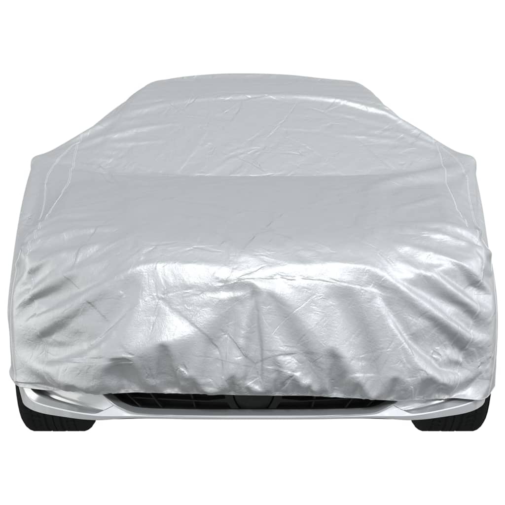 Autohoes voor sedan met gespriemen XL PEVA zilverkleurig is nu te koop bij PeponiXL, paradijselijk wonen!