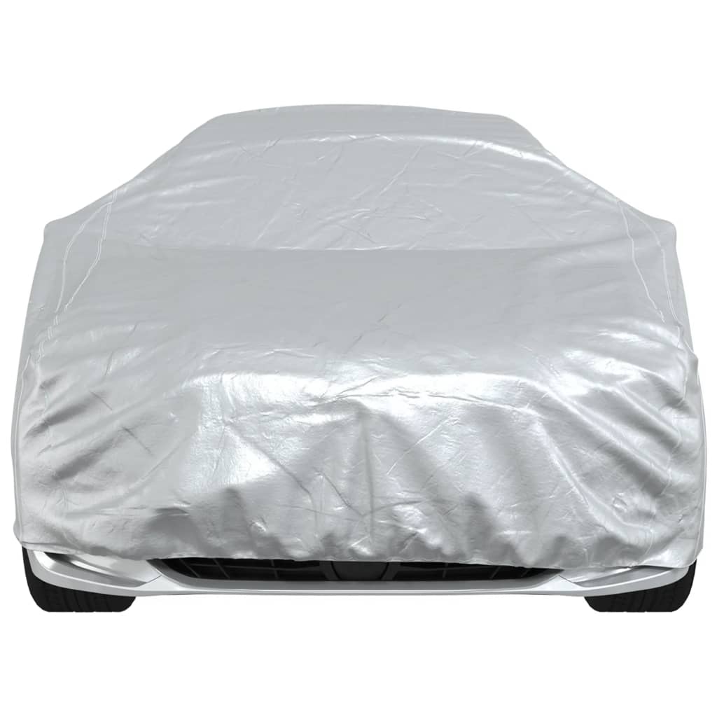 Autohoes voor sedan met gespriemen XXL PEVA zilverkleurig is nu te koop bij PeponiXL, paradijselijk wonen!