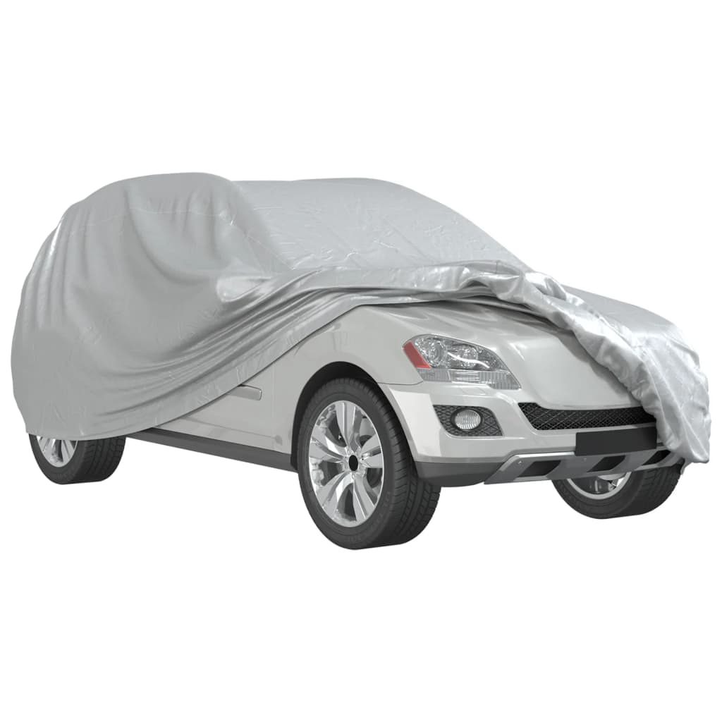 Autohoes voor SUV met gespriemen M volledig PEVA zilverkleurig is nu te koop bij PeponiXL, paradijselijk wonen!