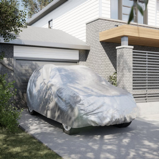 Autohoes voor SUV met gespriemen M volledig PEVA zilverkleurig is nu te koop bij PeponiXL, paradijselijk wonen!
