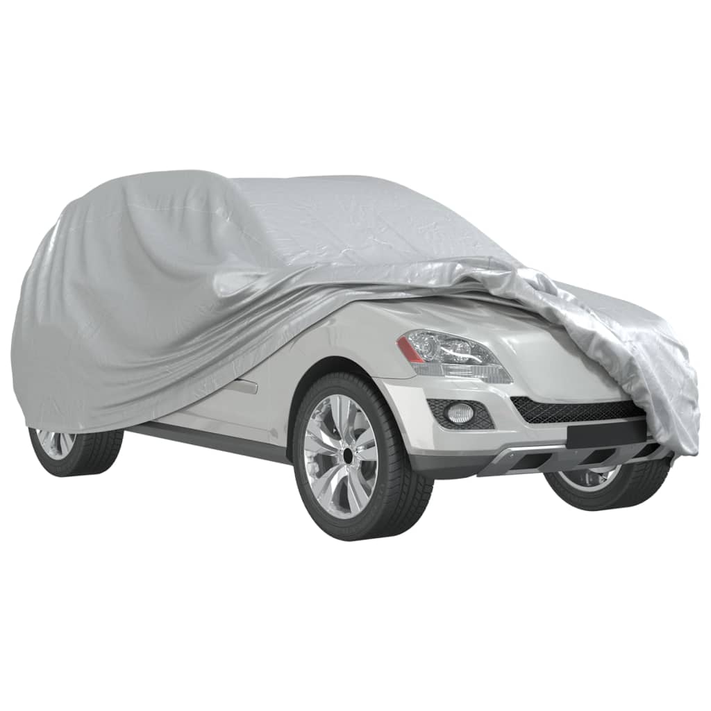 Autohoes voor SUV met gespriemen L volledig PEVA zilverkleurig is nu te koop bij PeponiXL, paradijselijk wonen!