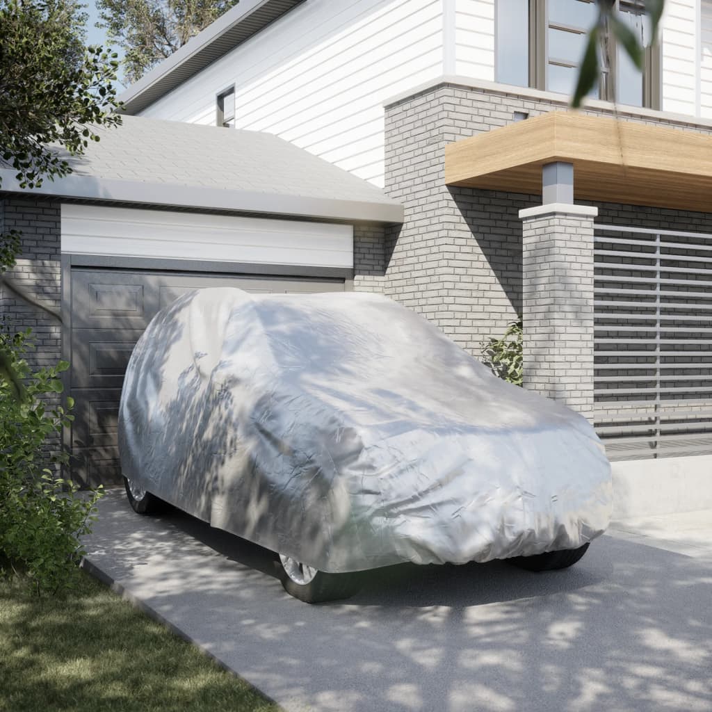 Autohoes voor SUV met gespriemen L volledig PEVA zilverkleurig is nu te koop bij PeponiXL, paradijselijk wonen!