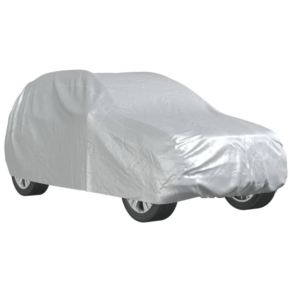 Autohoes voor SUV met gespriemen XL volledig PEVA zilverkleurig is nu te koop bij PeponiXL, paradijselijk wonen!