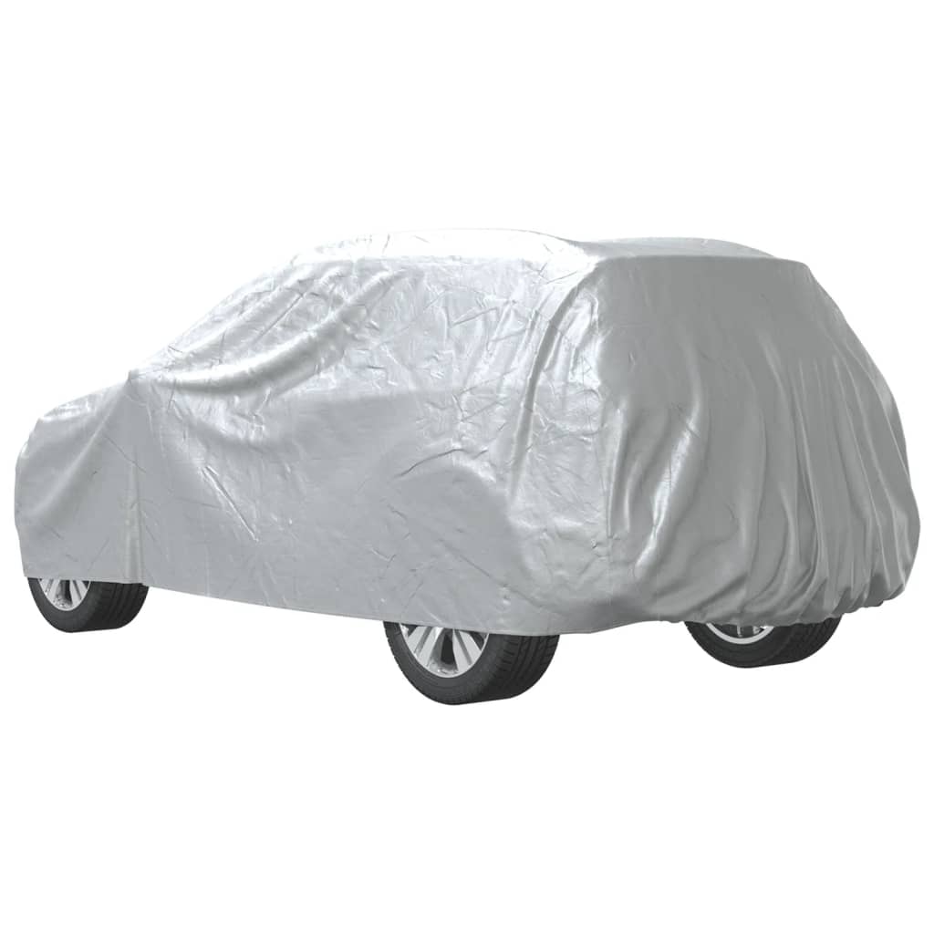 Autohoes voor SUV met gespriemen XL volledig PEVA zilverkleurig is nu te koop bij PeponiXL, paradijselijk wonen!