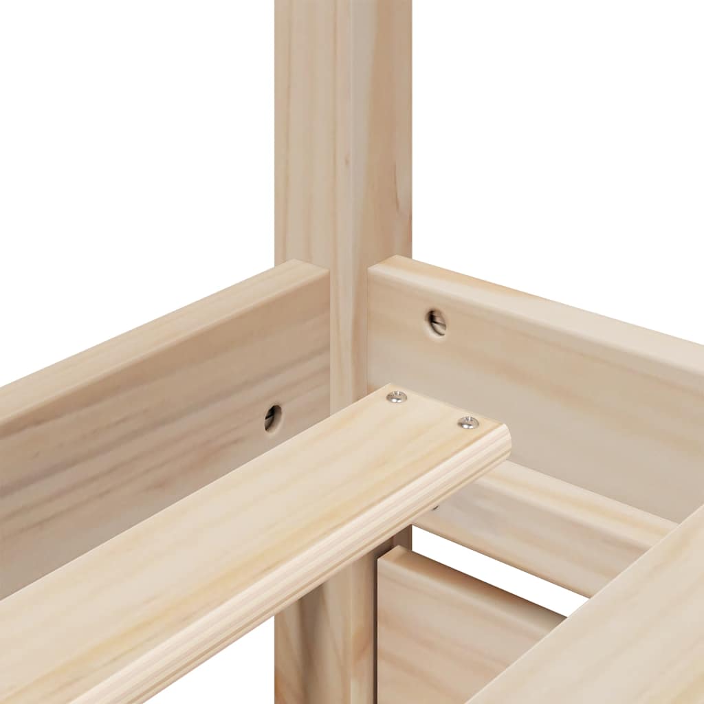 Bedframe zonder matras massief grenenhout 100x200 cm is nu te koop bij PeponiXL, paradijselijk wonen!