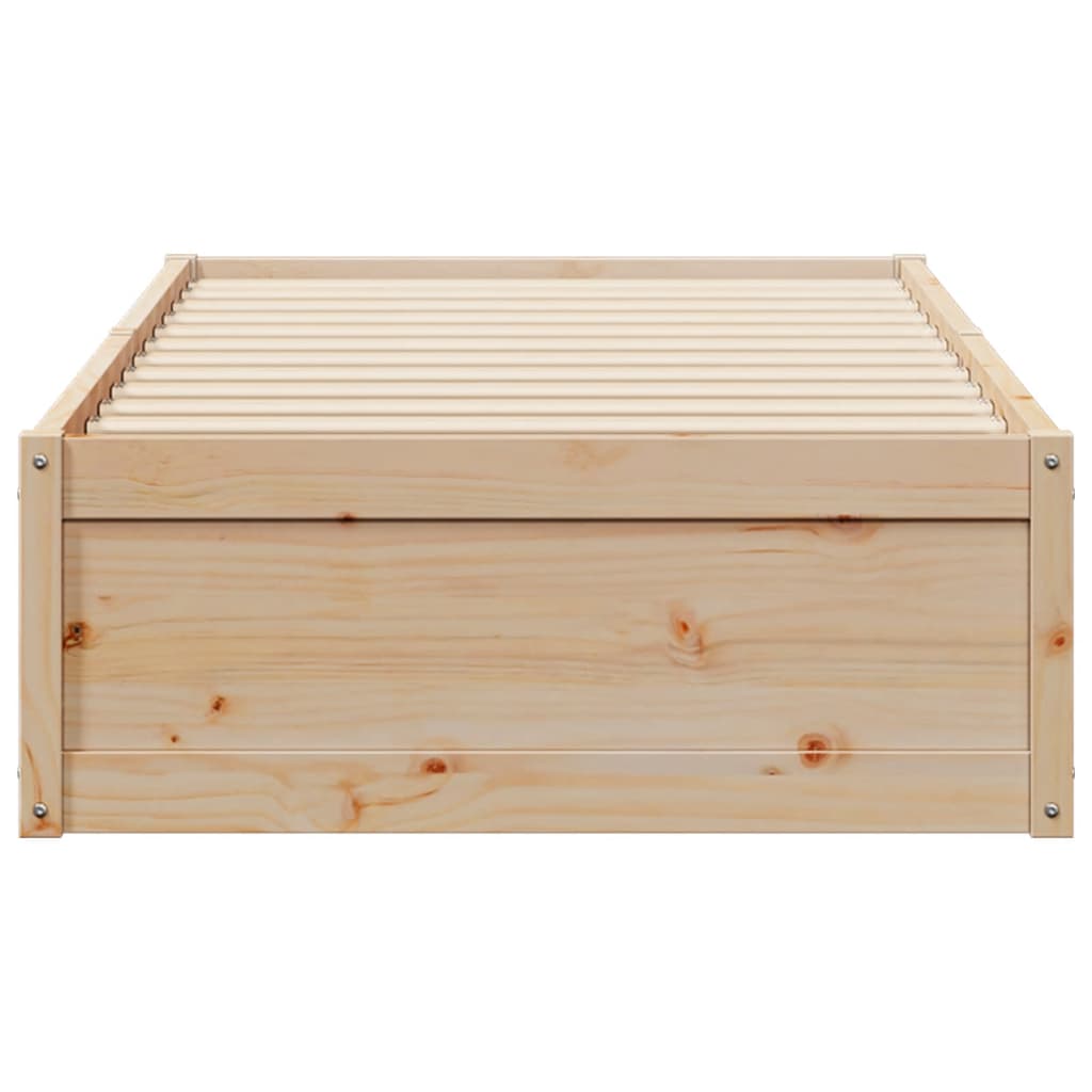 Bedframe zonder matras massief grenenhout 90x190 cm is nu te koop bij PeponiXL, paradijselijk wonen!