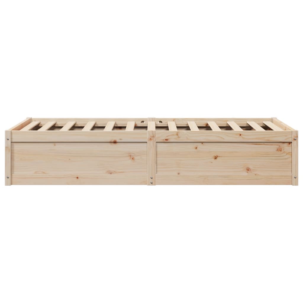 Bedframe zonder matras massief grenenhout 90x190 cm is nu te koop bij PeponiXL, paradijselijk wonen!