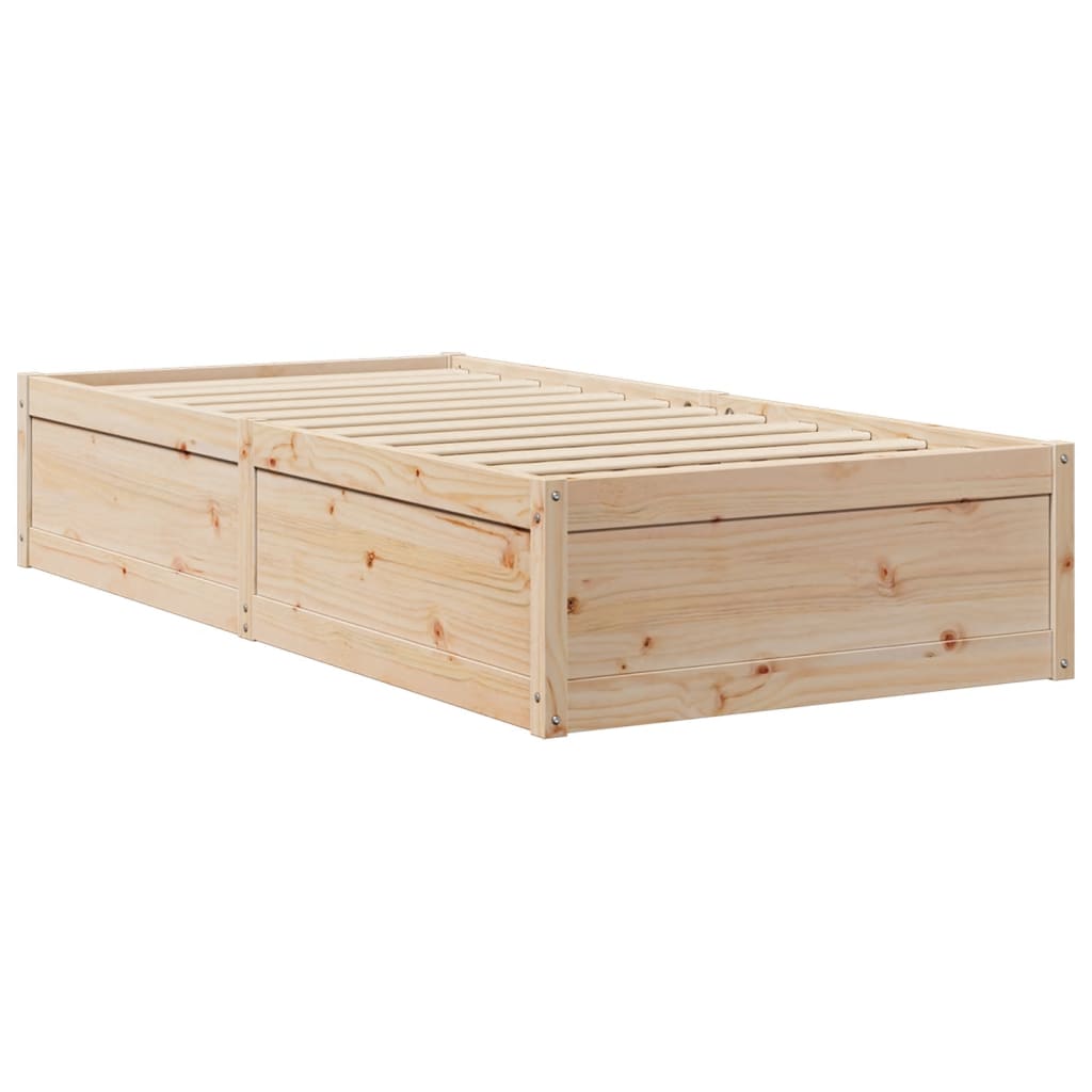 Bedframe zonder matras massief grenenhout 90x190 cm is nu te koop bij PeponiXL, paradijselijk wonen!