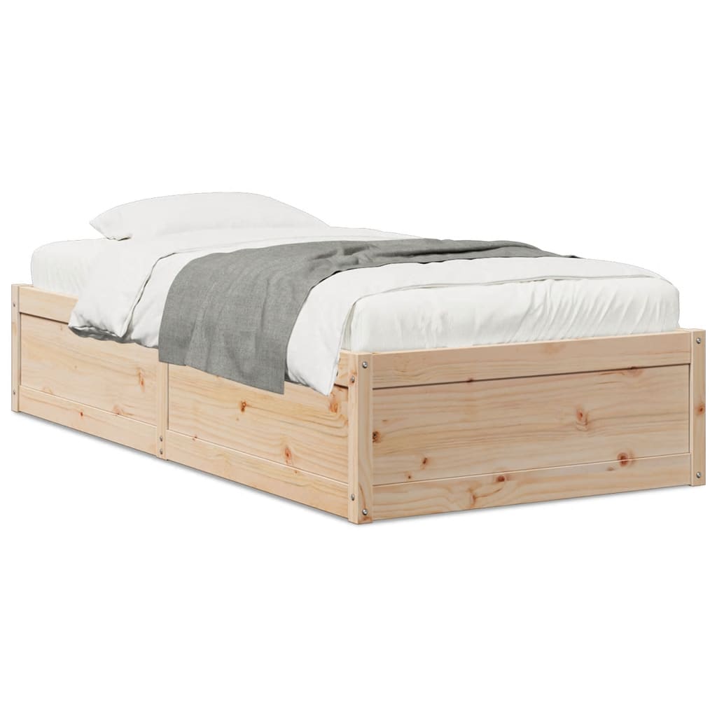 Bedframe zonder matras massief grenenhout 90x190 cm is nu te koop bij PeponiXL, paradijselijk wonen!