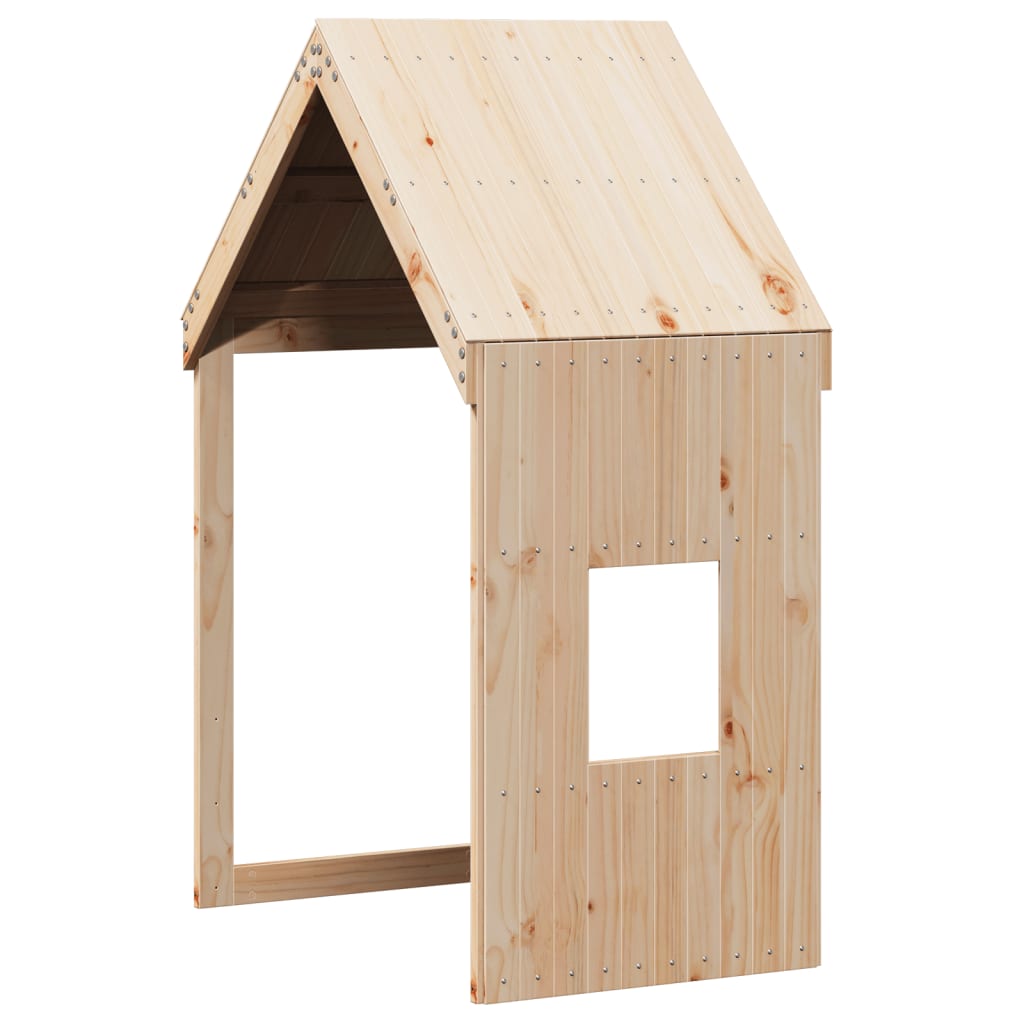 Kinderbedhuisje 60x89x134,5 cm massief grenenhout is nu te koop bij PeponiXL, paradijselijk wonen!