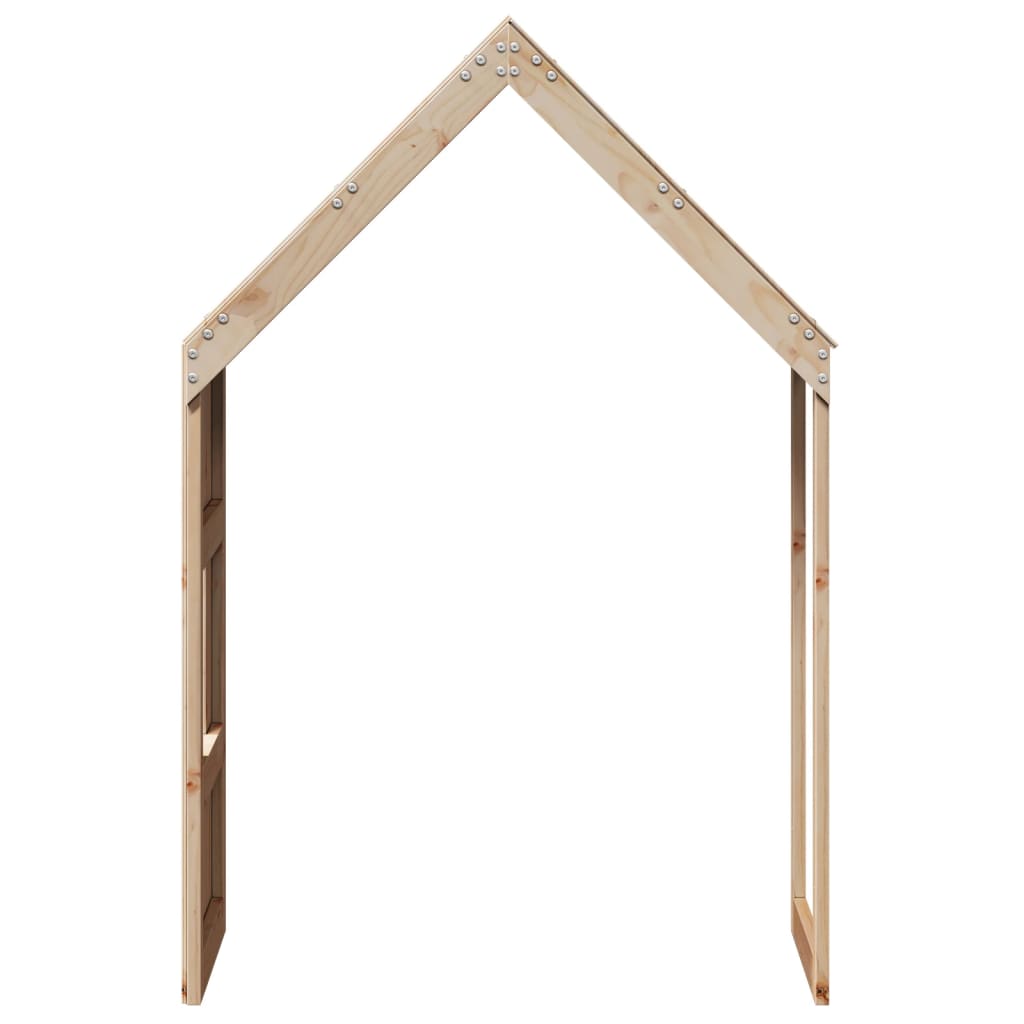 Kinderbedhuisje 60x89x134,5 cm massief grenenhout is nu te koop bij PeponiXL, paradijselijk wonen!