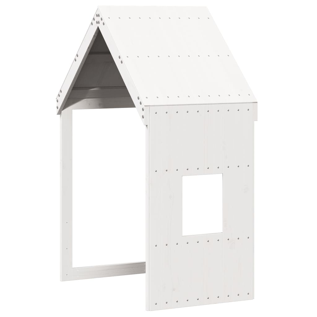 Kinderbedhuisje 60x99x139,5 cm massief grenenhout wit is nu te koop bij PeponiXL, paradijselijk wonen!