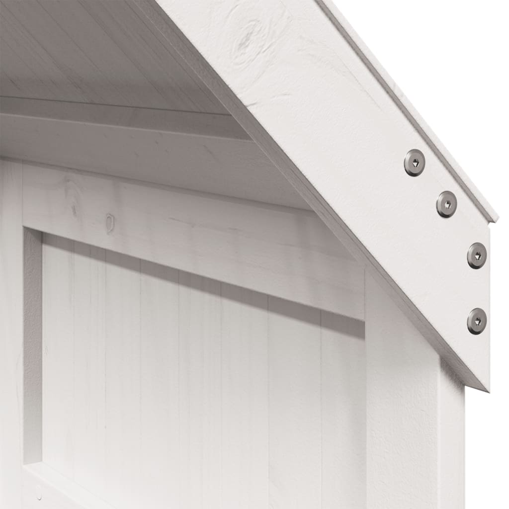 Kinderbedhuisje 60x99x139,5 cm massief grenenhout wit is nu te koop bij PeponiXL, paradijselijk wonen!