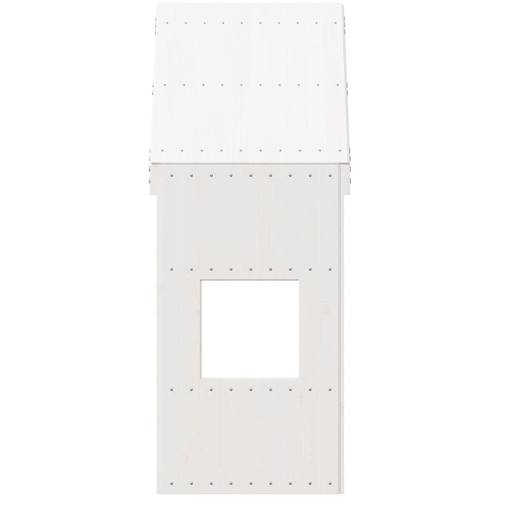 Kinderbedhuisje 55x99x139,5 cm massief grenenhout wit is nu te koop bij PeponiXL, paradijselijk wonen!