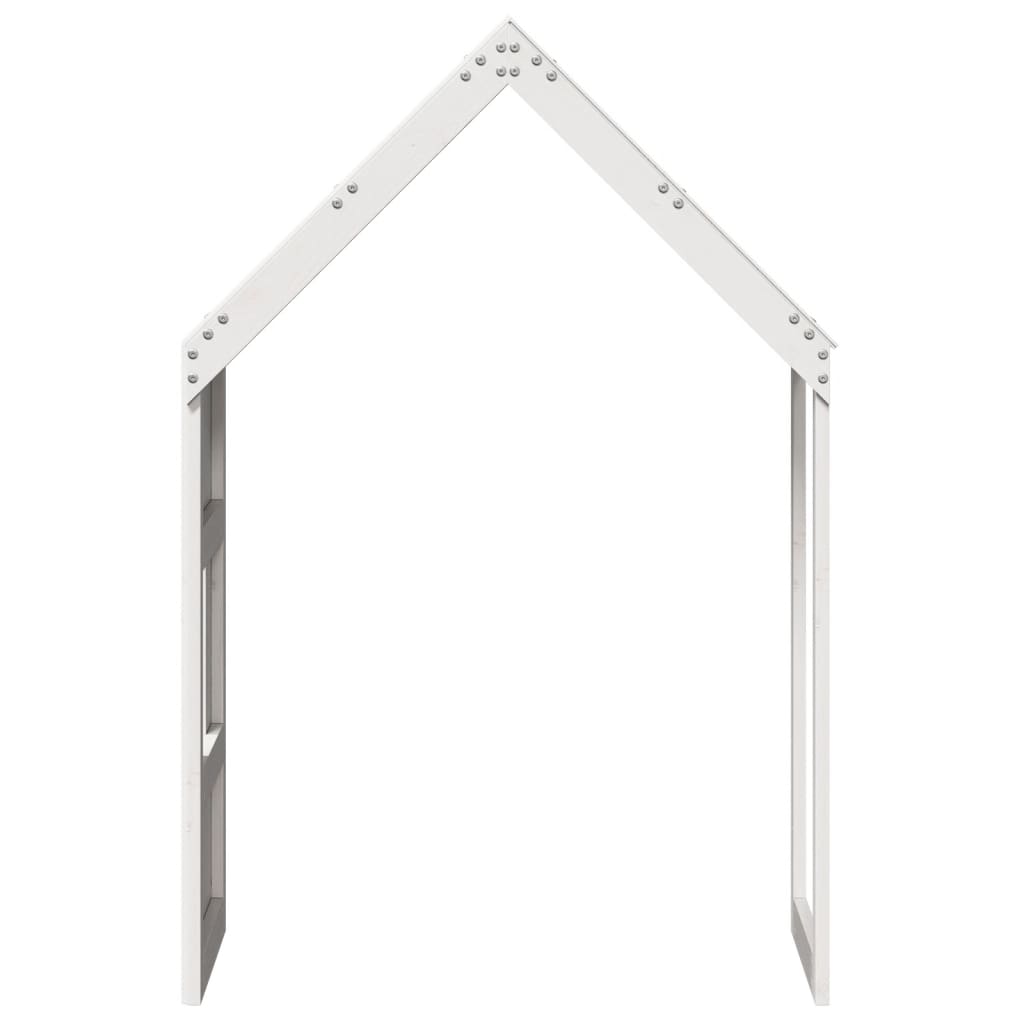 Kinderbedhuisje 55x99x139,5 cm massief grenenhout wit is nu te koop bij PeponiXL, paradijselijk wonen!