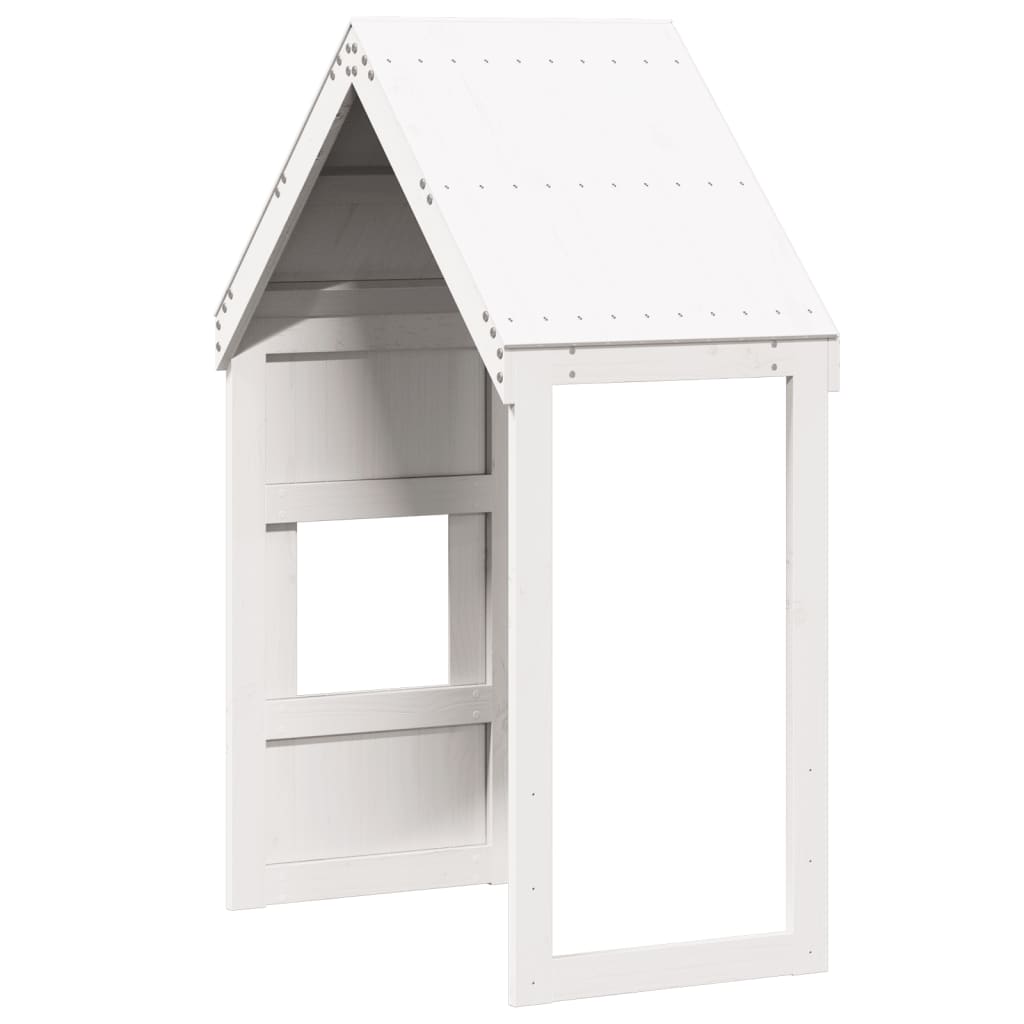 Kinderbedhuisje 55x99x139,5 cm massief grenenhout wit is nu te koop bij PeponiXL, paradijselijk wonen!