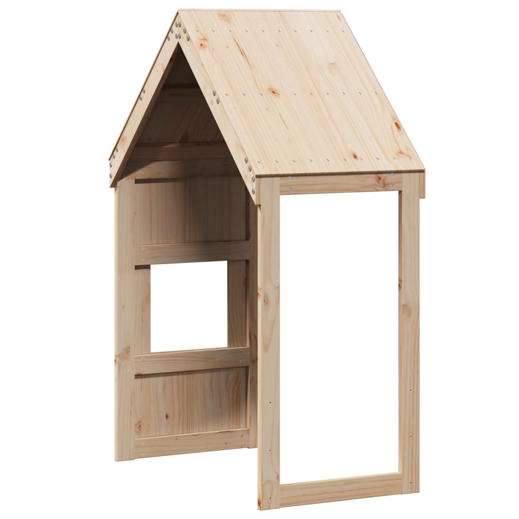 Kinderbedhuisje 55x84x132 cm massief grenenhout is nu te koop bij PeponiXL, paradijselijk wonen!