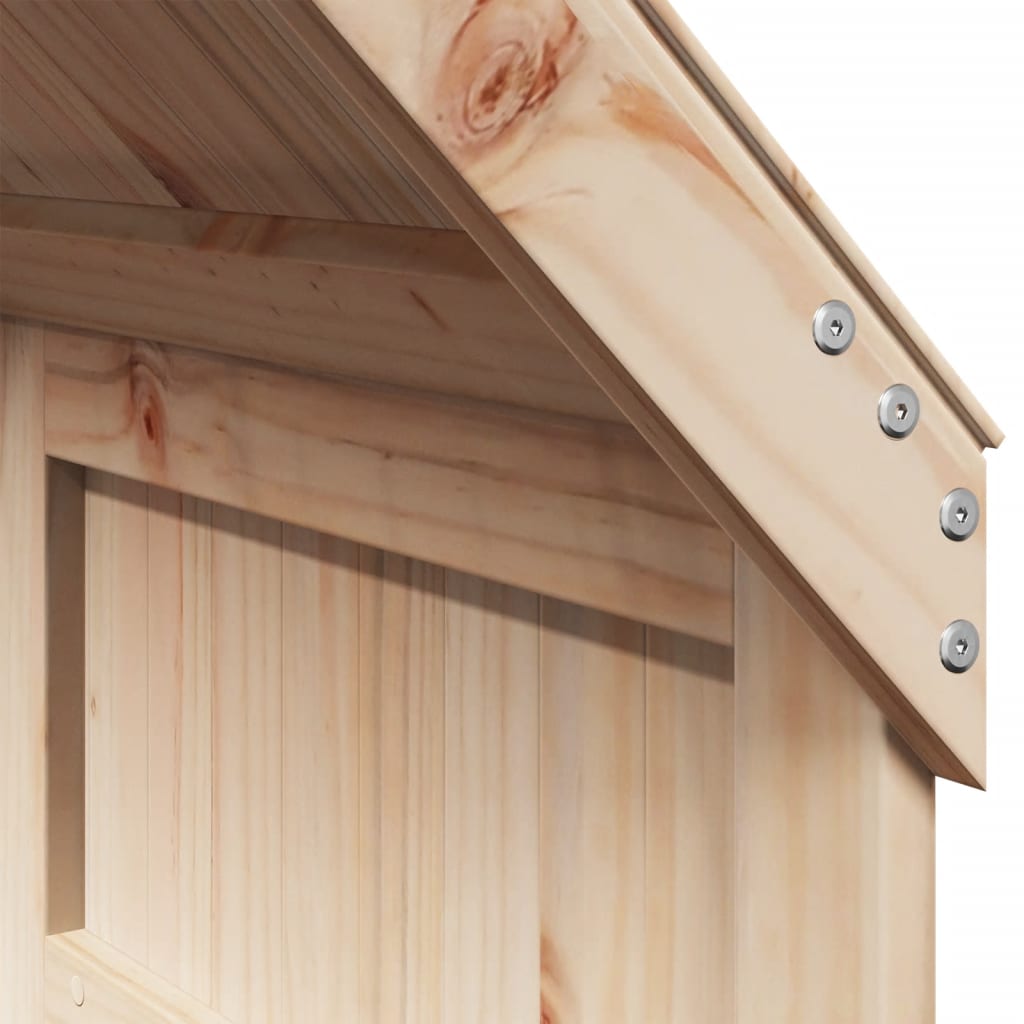 Kinderbedhuisje 55x84x132 cm massief grenenhout is nu te koop bij PeponiXL, paradijselijk wonen!