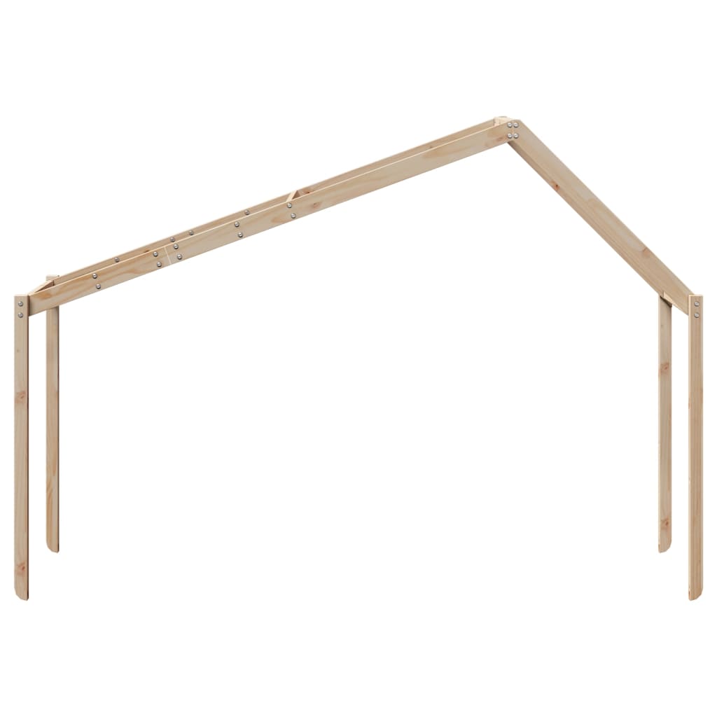 Kinderbedhuisje 213x85,5x144,5 cm massief grenenhout is nu te koop bij PeponiXL, paradijselijk wonen!