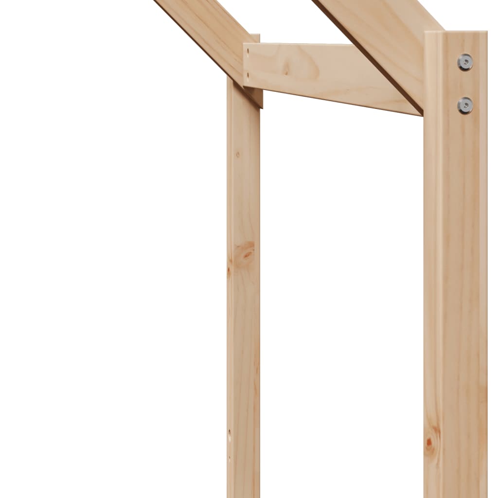 Kinderbedhuisje 213x85,5x144,5 cm massief grenenhout is nu te koop bij PeponiXL, paradijselijk wonen!