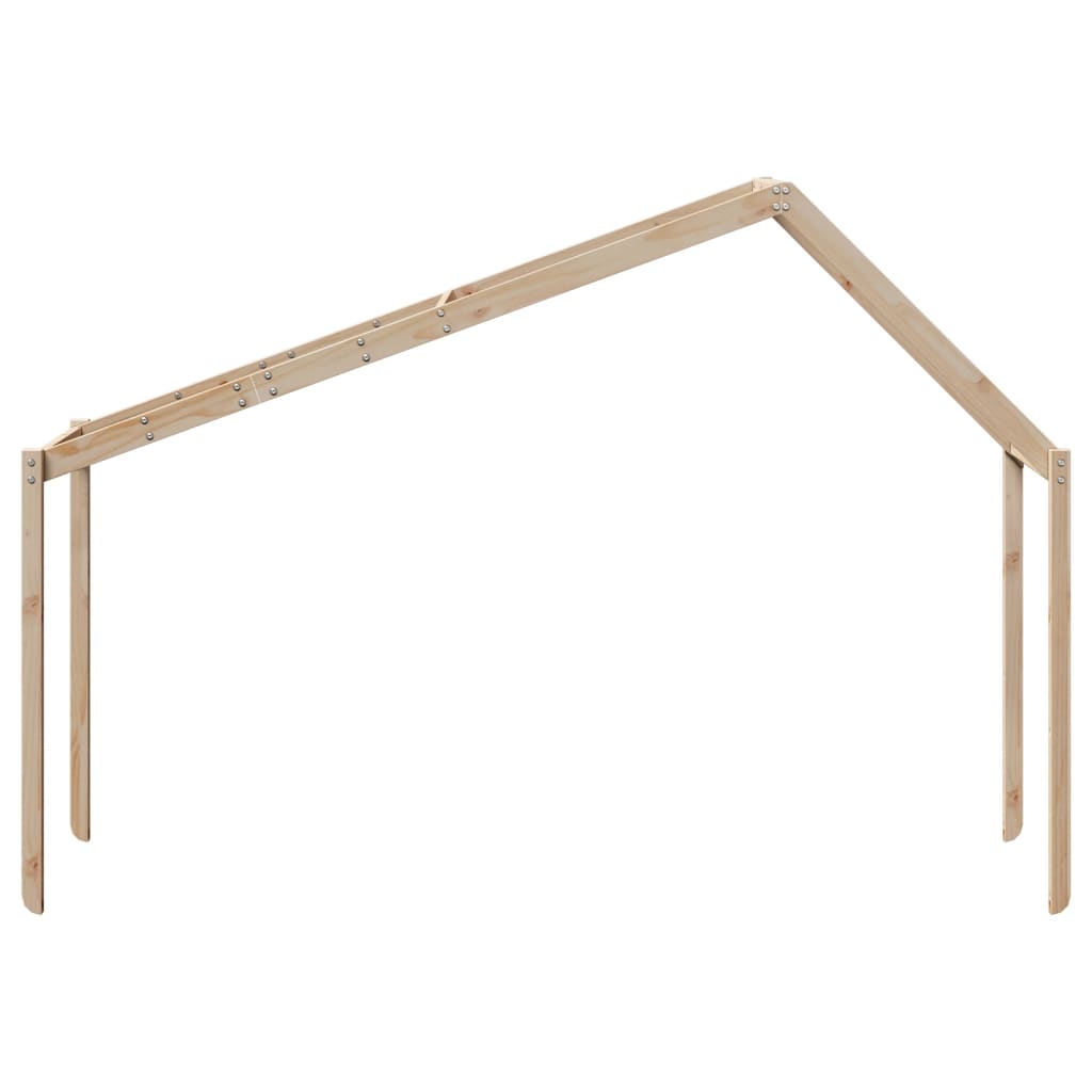 Kinderbedhuisje 203x95,5x142 cm massief grenenhout is nu te koop bij PeponiXL, paradijselijk wonen!