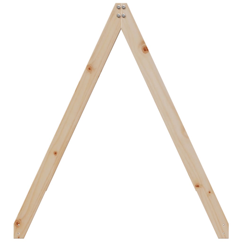Kinderbedhuisje 199x80,5x88 cm massief grenenhout is nu te koop bij PeponiXL, paradijselijk wonen!