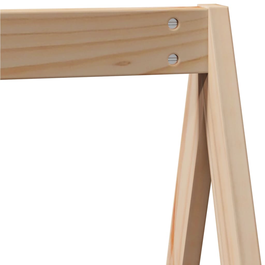 Kinderbedhuisje 199x80,5x88 cm massief grenenhout is nu te koop bij PeponiXL, paradijselijk wonen!