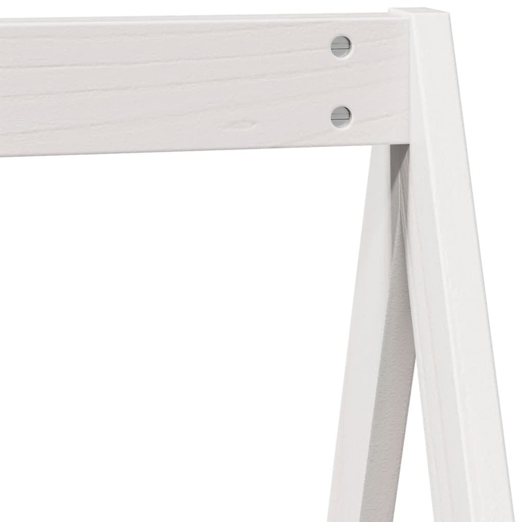Kinderbedhuisje 199x80,5x88 cm massief grenenhout wit is nu te koop bij PeponiXL, paradijselijk wonen!