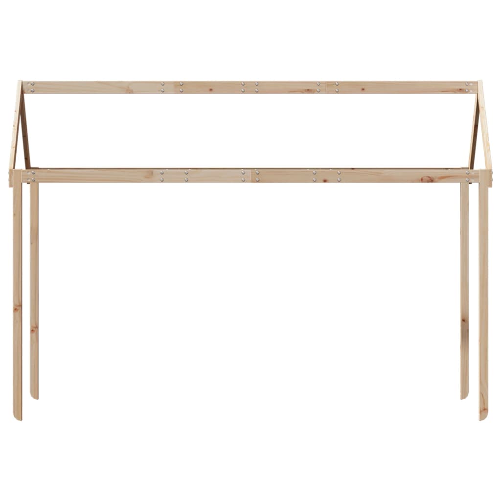 Kinderbedhuisje 217x95,5x159 cm massief grenenhout is nu te koop bij PeponiXL, paradijselijk wonen!