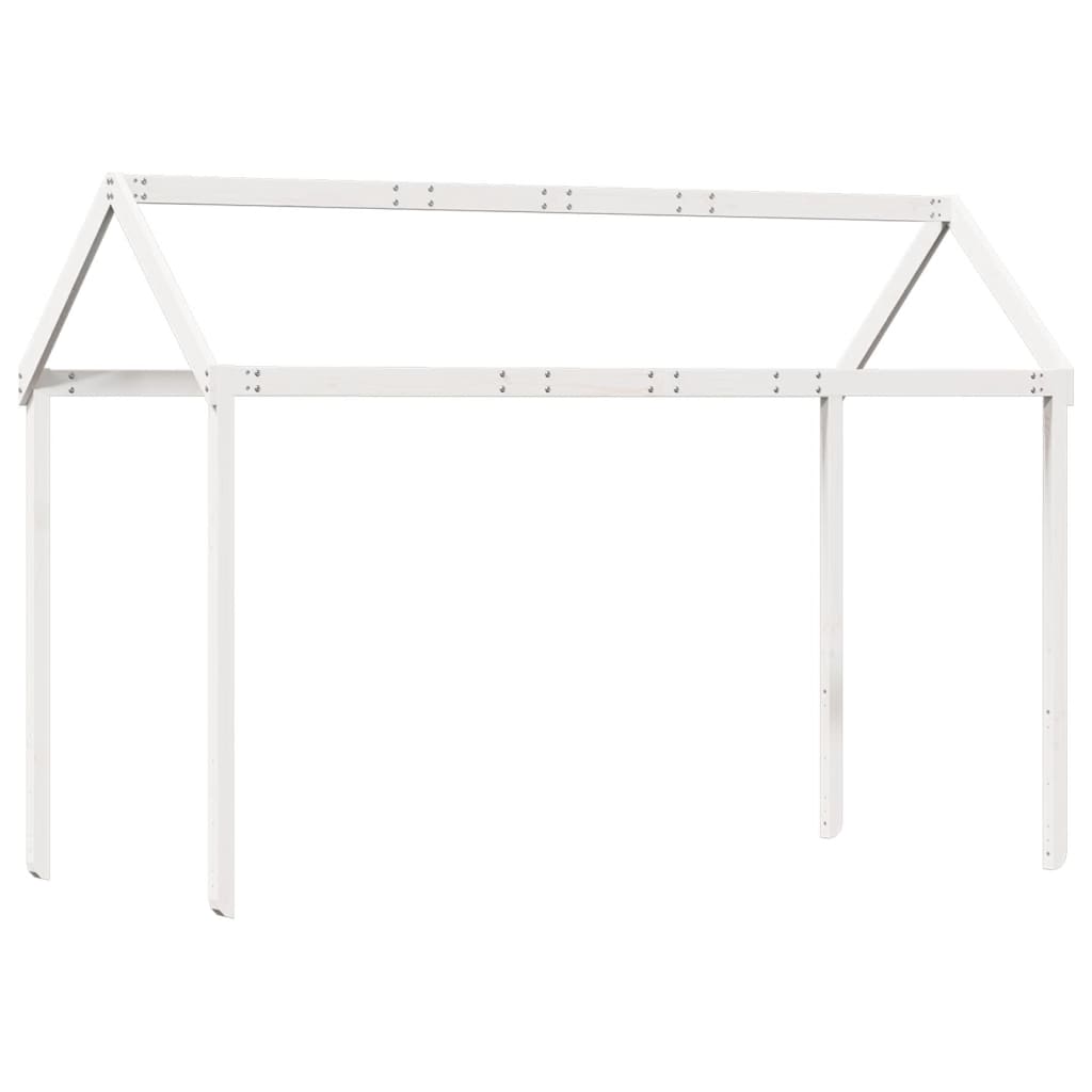 Kinderbedhuisje 217x95,5x159 cm massief grenenhout wit is nu te koop bij PeponiXL, paradijselijk wonen!