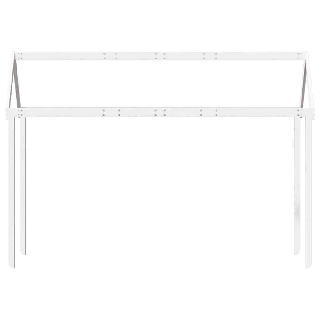 Kinderbedhuisje 217x95,5x159 cm massief grenenhout wit is nu te koop bij PeponiXL, paradijselijk wonen!