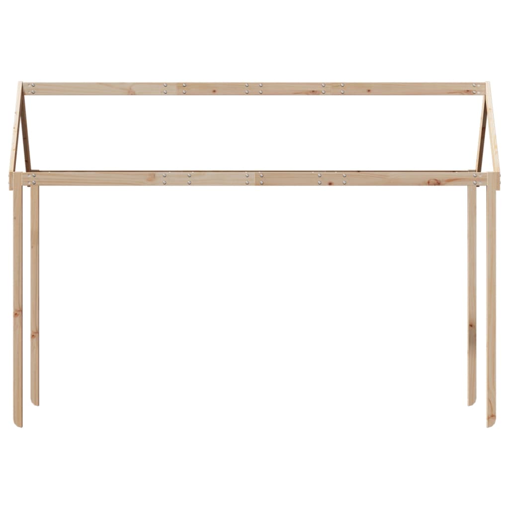Kinderbedhuisje 217x85,5x154 cm massief grenenhout is nu te koop bij PeponiXL, paradijselijk wonen!