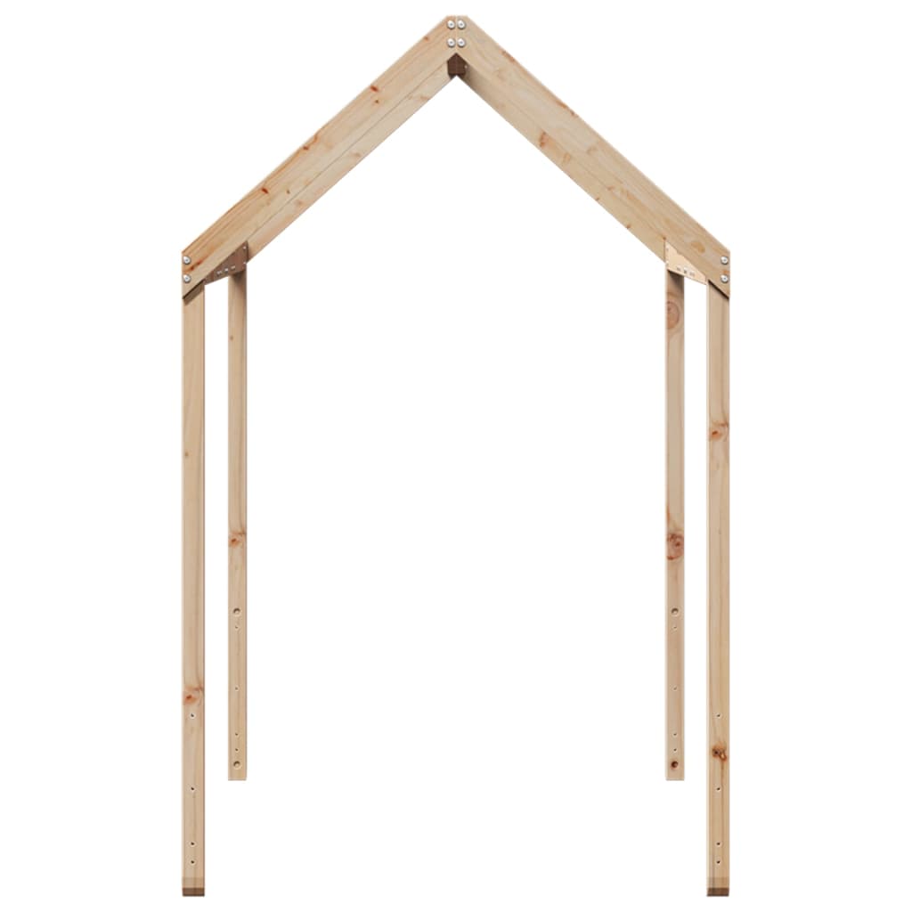 Kinderbedhuisje 217x85,5x154 cm massief grenenhout is nu te koop bij PeponiXL, paradijselijk wonen!